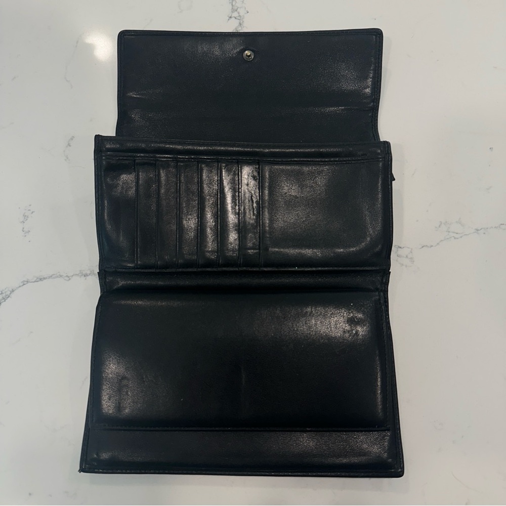 ⚜️ Tumi Black Leather Wallet - Picture 10 of 12